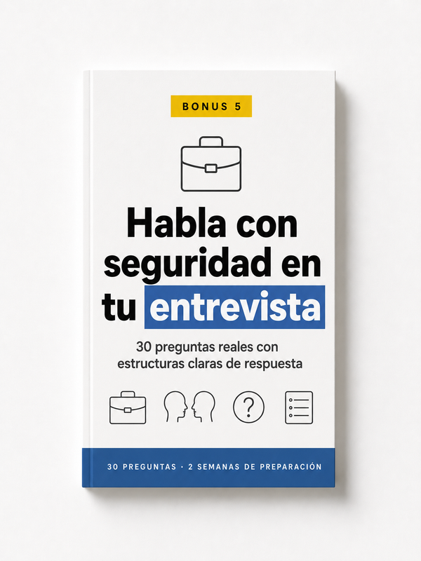 Habla con seguridad en tu entrevista
